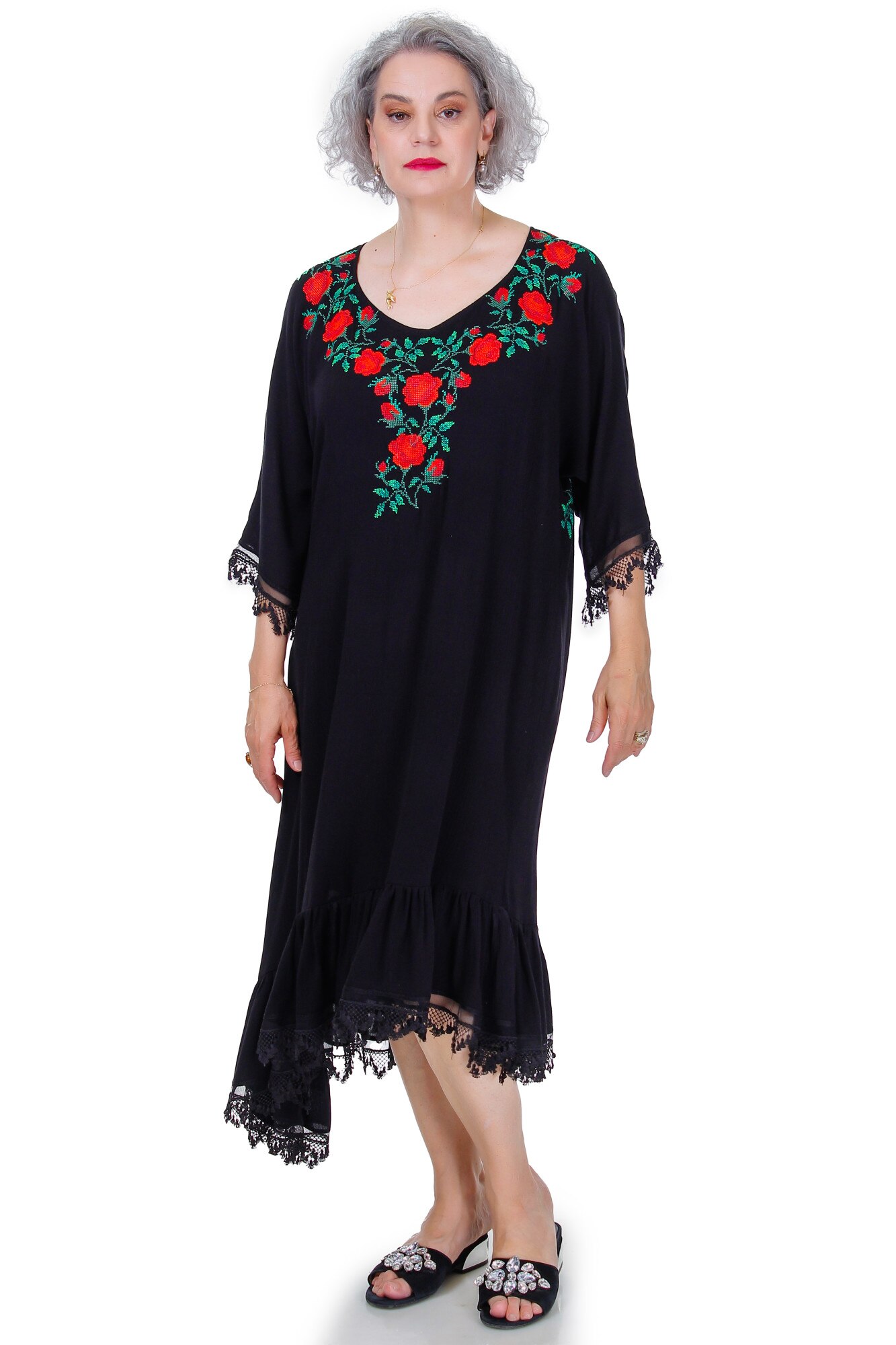 Rochie viscoza neagra, Liza Panait, G6856